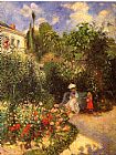 Camille Pissarro The garden at Pontoise 1877 painting